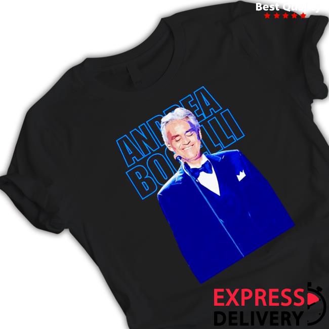 Official Beloved Tenor Andrea Bocelli Shirts Official Beloved Tenor Andrea Bocelli Long Sleeve Tee