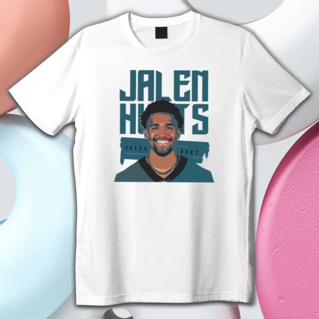 Digital Paint Jalen Hurts Art Long Sleeve Tee