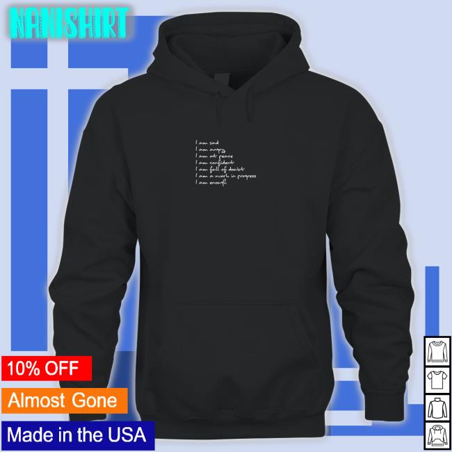 I Am Sad I Am Angry Sweatshirt Gomezsversion I Am Sad I Am Angry Tee Alex Gomezsversion
