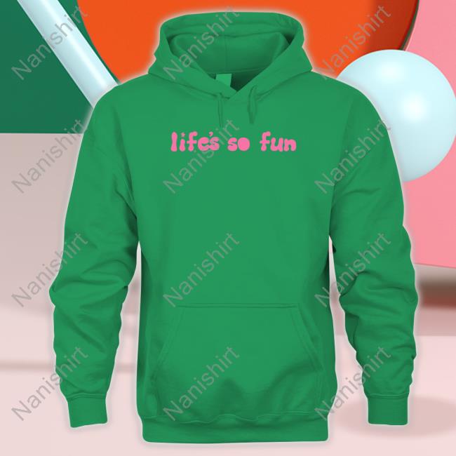 Muna Merch Life's So Fun Forest Green T Shirt Whereismuna Life's So Fun Forest Green Tee