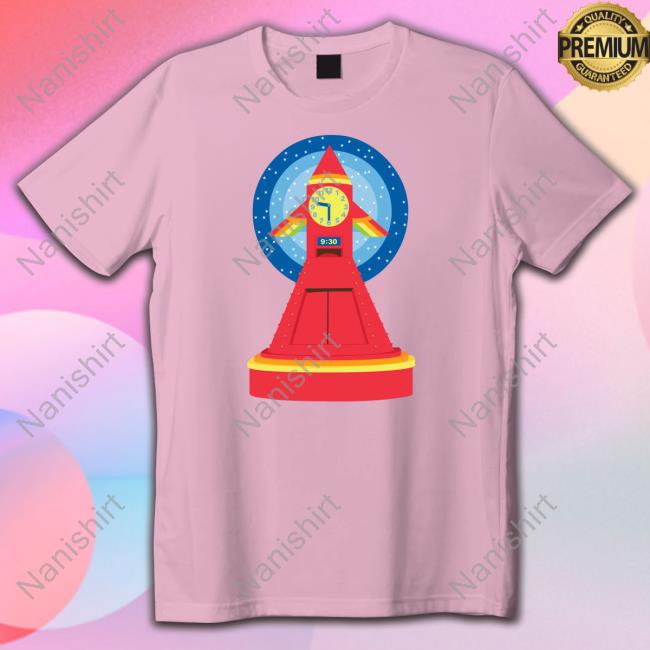 Abc Merch Official Rocket Clock Adult Shirt Play School