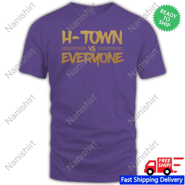 Apollohou Store H-Town vs Everyone T Shirt Apollo Media H-Town vs Everyone T Shirt Apollohou