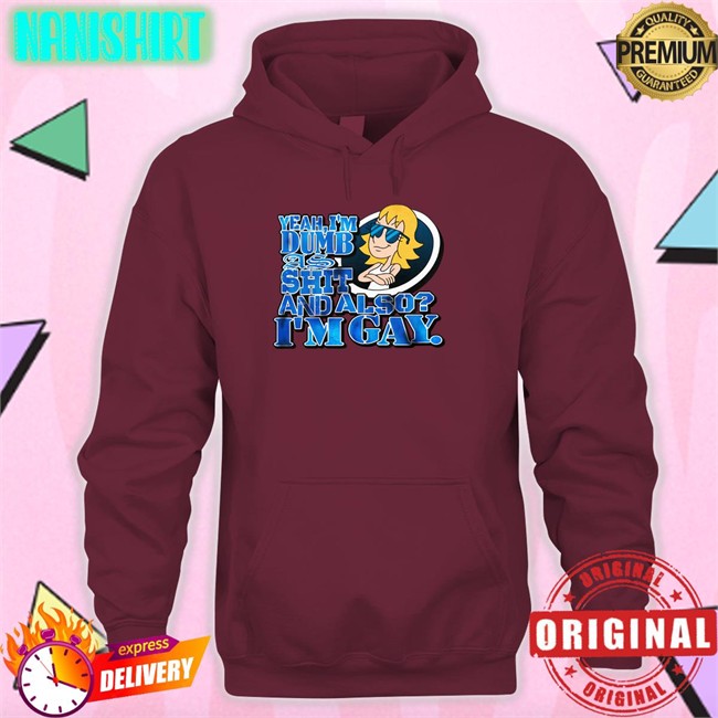 The Keith Stack Store Yeah I'm Dumb As Shit And Also I'm Gay Hooded Sweatshirt Keith Stack O Lantern Yeah I'm Dumb As Shit And Also I'm Gay Shirt Dark Heather