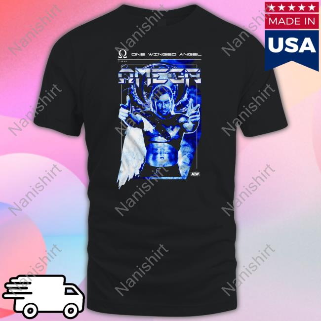 Official Kenny Omega The One Winged Angel Long Sleeve Tee Black