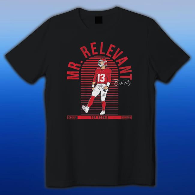 Brock Purdy Mr. Relevant Signature Crewneck Sweatshirt Brock Purdy Mr. Relevant Signature Hoodie