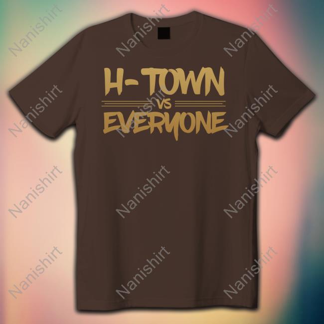 Apollohou Store H-Town vs Everyone T Shirt Apollo Media Apollohou H-Town vs Everyone T Shirt