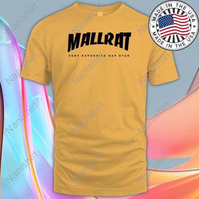 David Pocock Mallrat Very Expensive Rap Star Tee Shirt