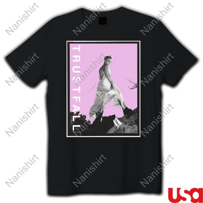 Official Pink Spage Store Trustfall Limited Edition Cd Shirt