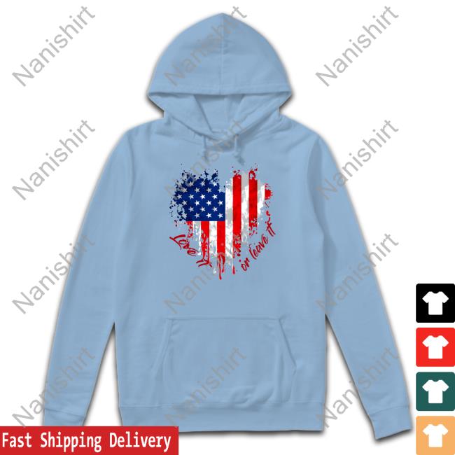 The Officer Tatum Merch Love It Or Leave It American Flag Shirts The Officer Tatum Merch Love It Or Leave It American Flag Tee Shirt