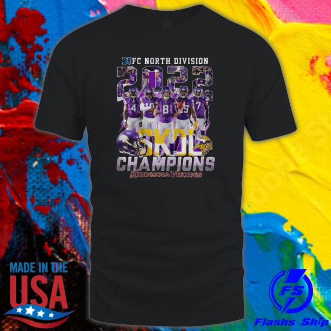 Official Nfc North Division 2022 Skol Champions Minnesota Vikings Hoodie
