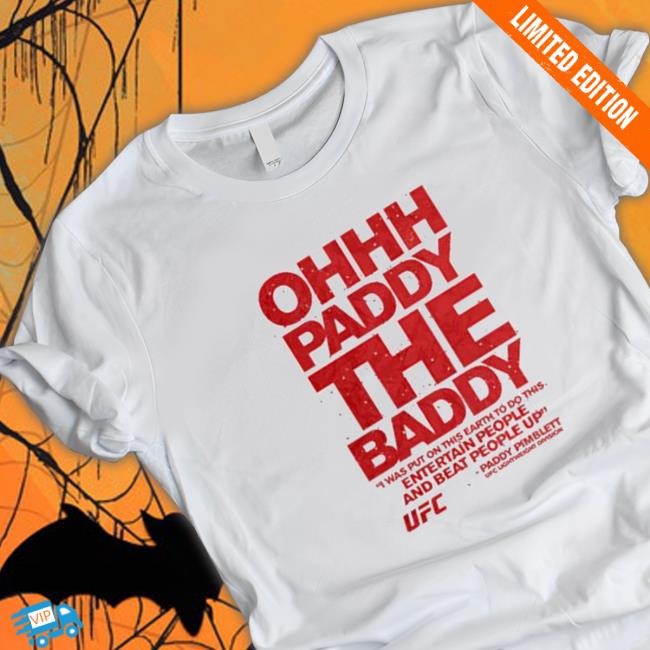 Official Ufc paddy the baddy pimblett quote Cap