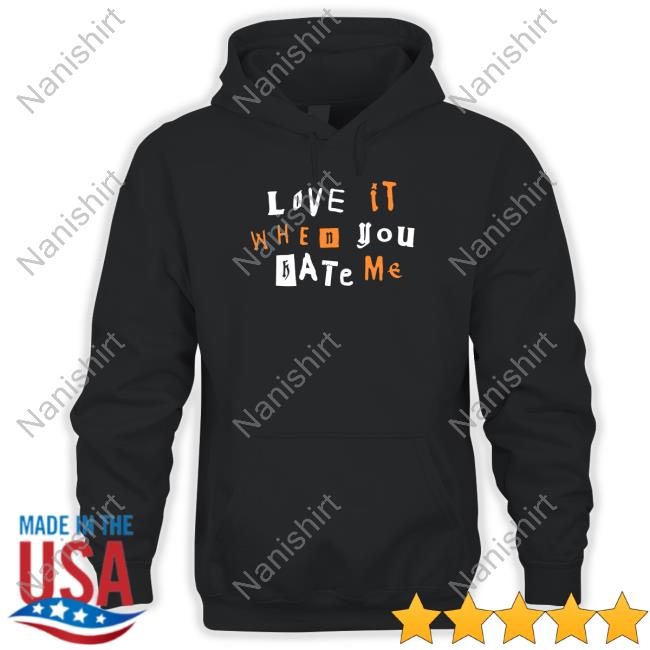 Official Avril Lavigne Merch Love It When You Hate Me Shirts