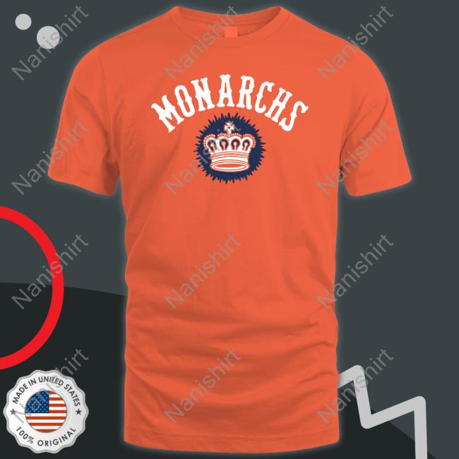 Official Monarchs Long Sleeve Tee Charlie Hustle