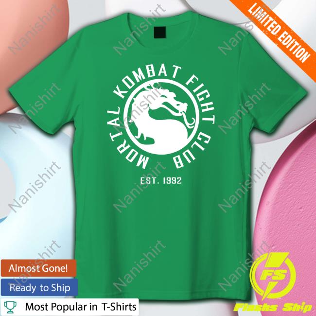Mortal Kombat Fight Club New Est 1992 New Shirt
