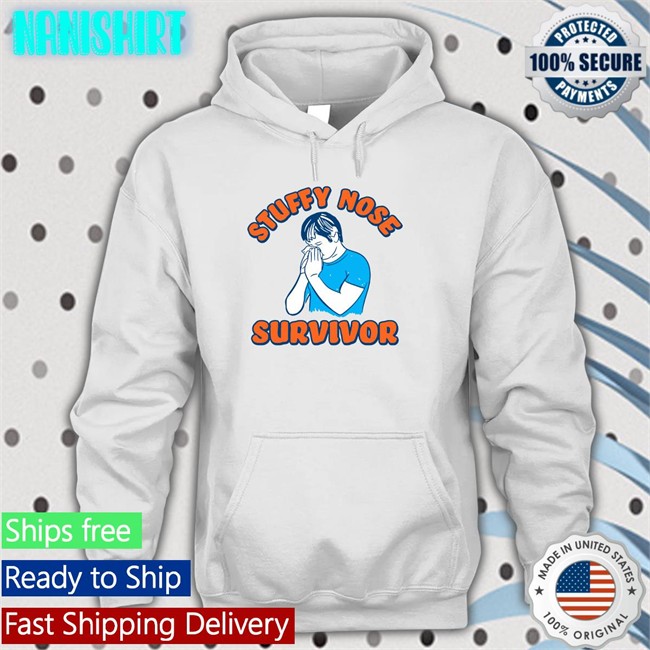 White Stuffy Nose Survivor T Shirt Shitheadsteve Stuffy Nose Survivor Long Sleeve Shirt