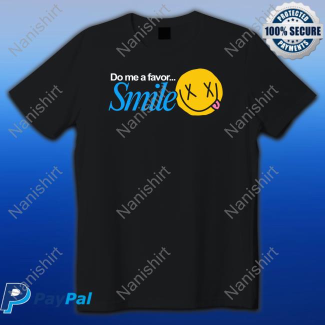 Bobby Mares Merch Do Me A Favor Smile Black Shirt