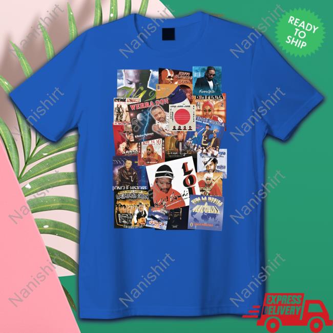 Rumba Culture Merch Davinhor Pacman All Covers Tee Shirt L'âge D'or Les Meilleurs Albums De La Musique Rumba Congolaise