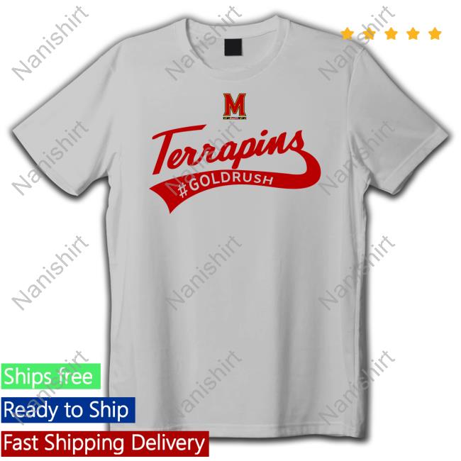 Terrapins Goldrush Terrapin Row T Shirt Maryland Terrapins