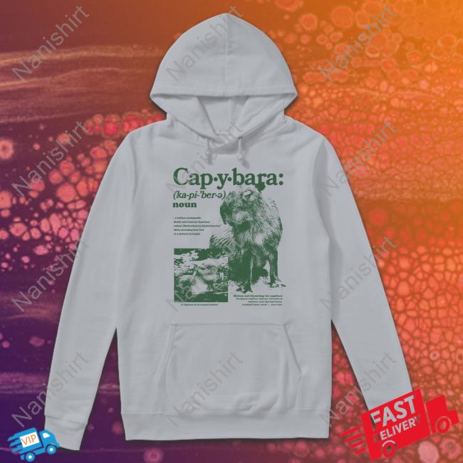 Official Capybara Defined White Sweatshirt