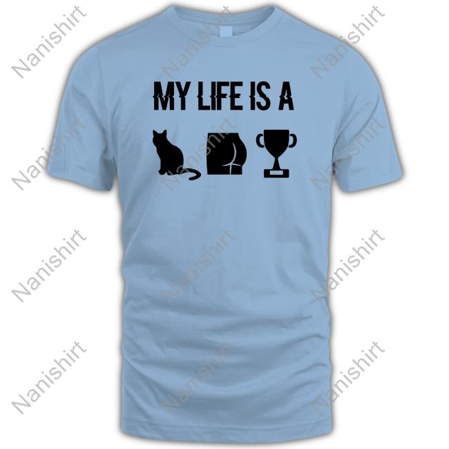 PB DustBunny My Life Is A Cat Ass Cup Hoodie My Life Is A Cat Ass Cup Sweatshirt PB DustBunny