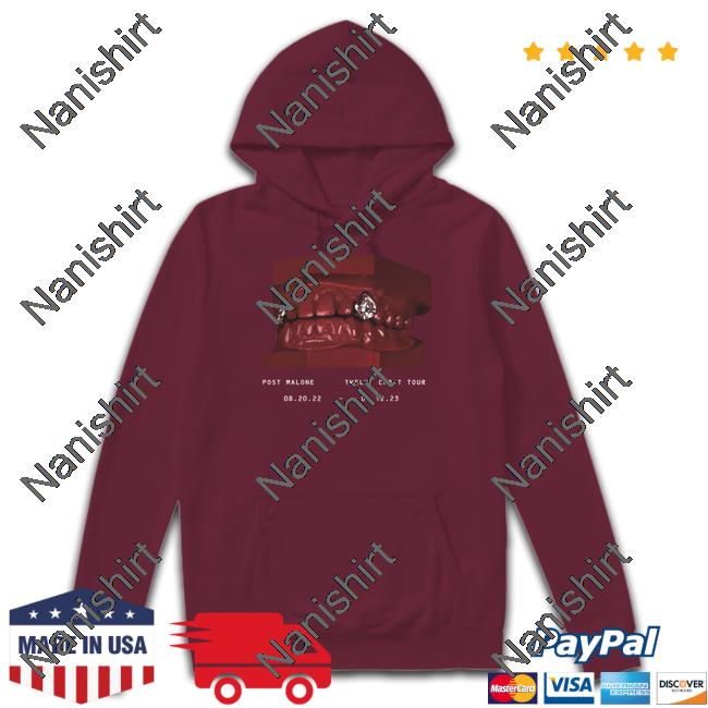 Post Malone Twelve Carat Tour 08.20.22 - 02.12.23 Shirt Toothache Toothache Post Malone Twelve Carat Hoodie