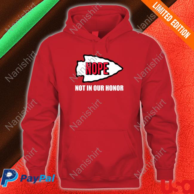 Dr. Blackdeer Nope Not In Our Honor Long Sleeve Kansas City Indian Center