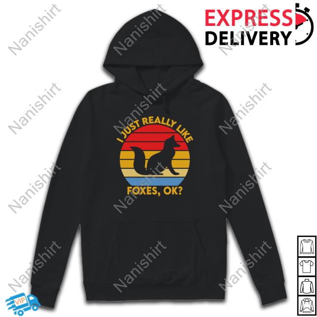 Foxes Every Hour I Just Really Like Foxes Ok Shirt
