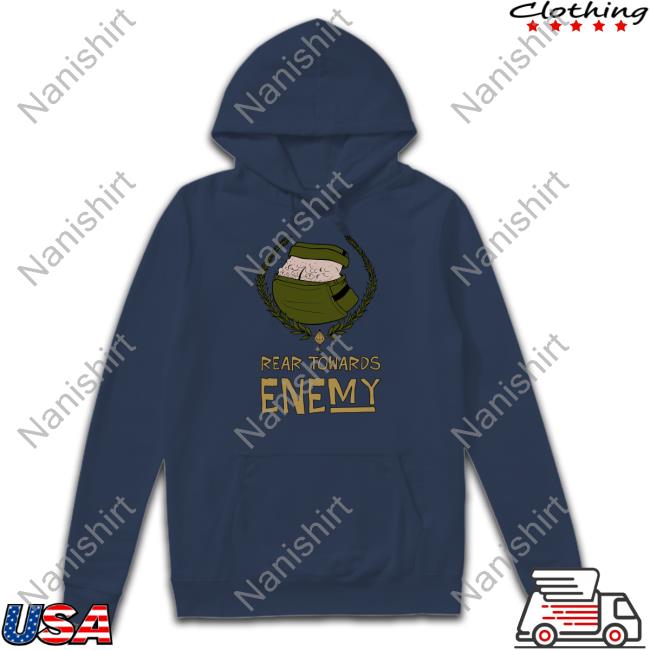 Ryan Mcbeth Rear Towards Enemy Shirts Ryan Mcbeth Merch Rear Towards Enemy Tee Shirt Bunkerbranding