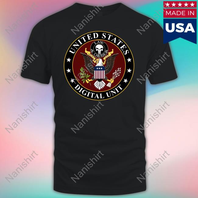Official United States Digital Unit Law & Order Long Sleeve Tee Defender Of The Republic