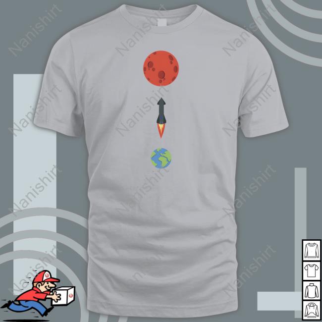 Bmt094 Starship To Mars Shirt