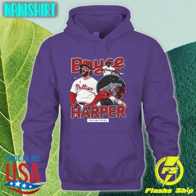 Quez Watkins Wearing Bryce Harper T Shirt Eliot Shorr Parks Quez Watkins Bryce Harper T-Shirt