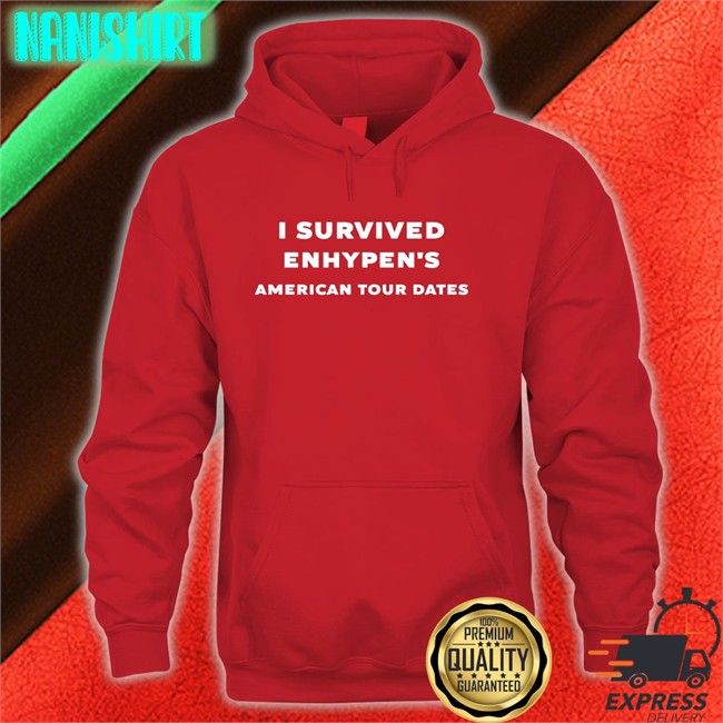 I Survived Enhypen's American Tour Dates Shirt Hoonzism Classic I Survived Enhypen's American Tour Dates Unisex Tee Shirt Black Hoonzism