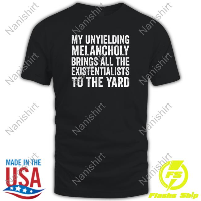 My Unyielding Melancholy Brings All The Existentialists To The Yard Zip Up Hooded Salty Stardust