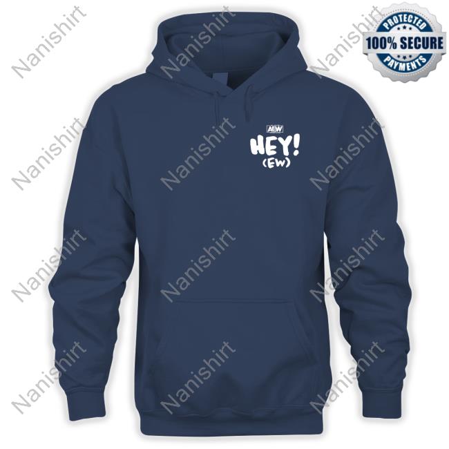 All Elite Wrestling RJ City Hey Ew Front Left Chest AEW Shop Long Sleeve T Shirt