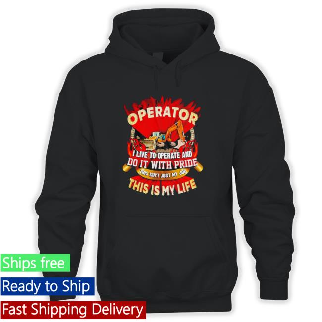 Official Tow truck operator I live to operate and do it with pride this is my life Tee