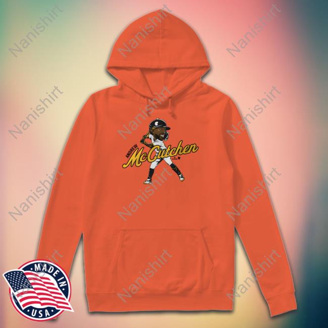 Breakingt Merch Andrew Mccutchen Caricature Long Sleeved T Shirt