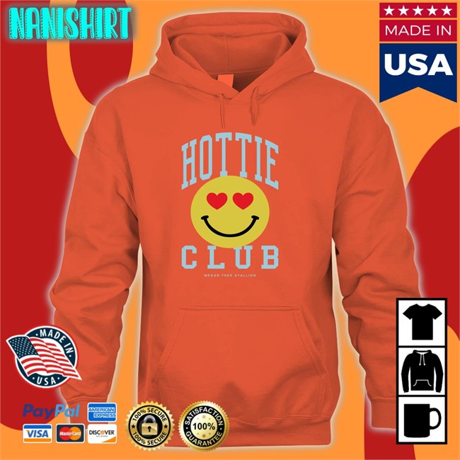 Megan Thee Stallion Hottie Club Hooded Sweatshirt Megan Thee Stallion Hottie Club Hoodie