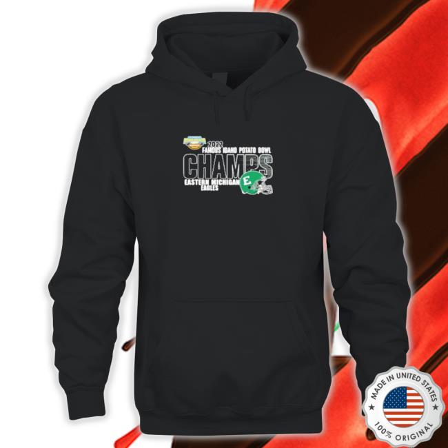 Eastern Michigan University NCAA 2022 Potato Bowl Champions Long Sleeve Tee
