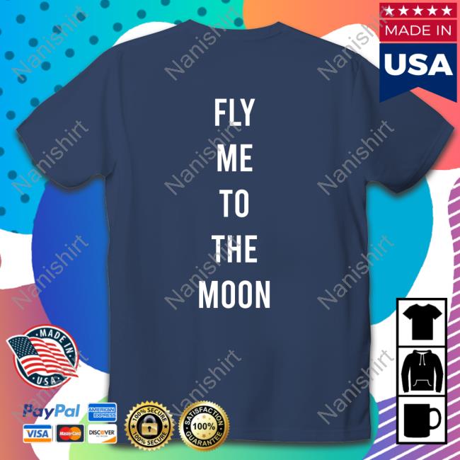 Nasa Fly Me To The Moon Tee Shirt Emily Calandrelli Nasa Fly Me To The Moon Long Sleeve Tee Emily Calandrelli