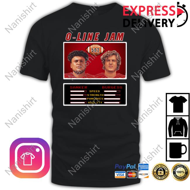 T Shirt Hooligan Merch HooliganTshirt Sanker/Burgess O-Line Jam Shirt
