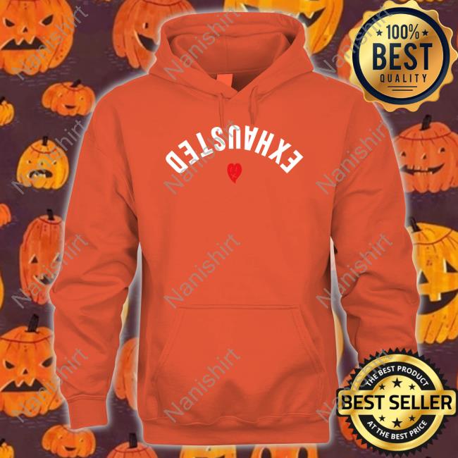 Exhausted Heart Shirt Official Beautiful Bastard Srore Exhausted Heart Shirt T-Shiirt