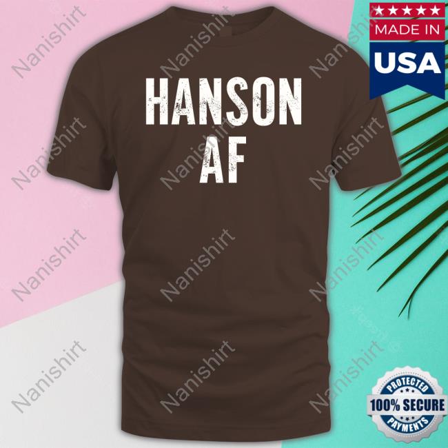 Official Hanson Af Shirts Official Hanson Af T Shirt