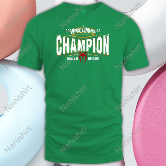 WinCraft Roman Reigns WrestleMania 39 Champion Shirt