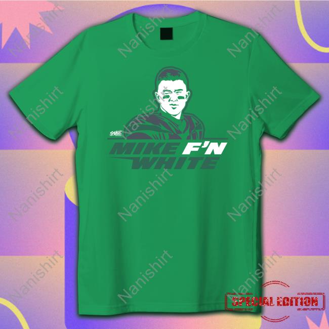Smack Apparel Merch Mike F'n White T Shirts Tyler Conklin New York Jets Mike F'n White Tee