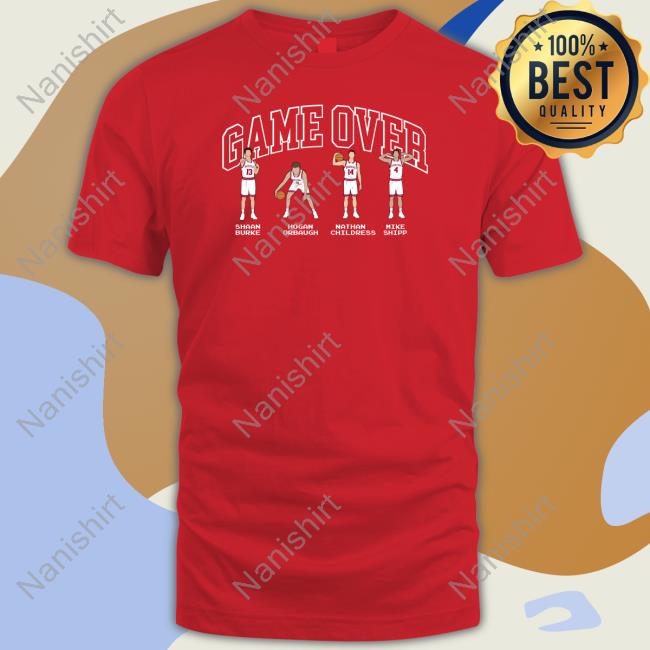 Game Over Shaan Burke Hogan Orbaugh Nathan Childress Mike Shipp Hooded Sweatshirt