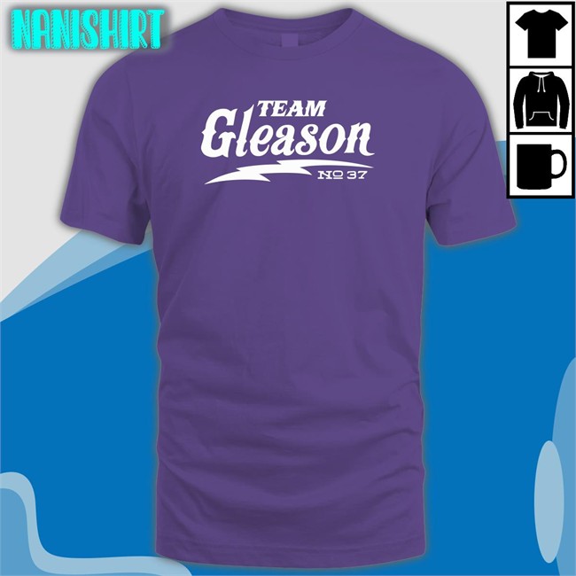 Team Gleason Merch Drewbrees Team Gleason No 37 Crewneck Sweatshirt Steve Gleason Team Gleason No 37 Long Sleeve Tee