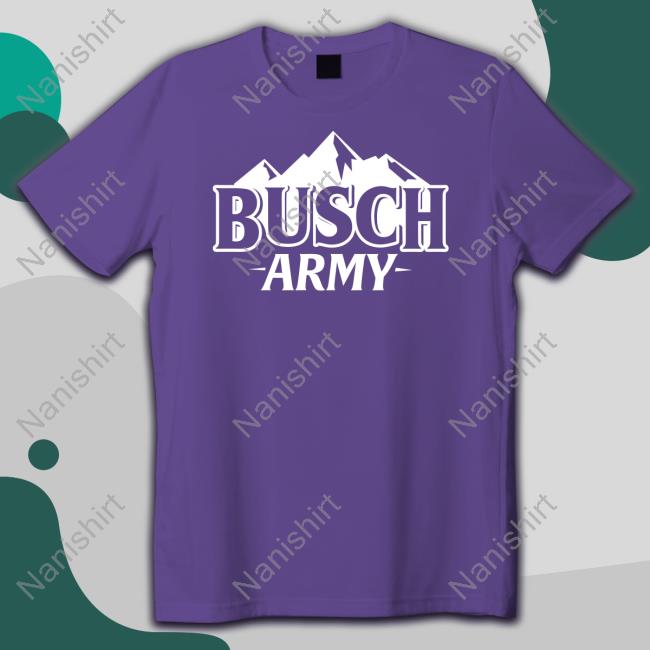 Busch Beer Busch Army Tee Shirt Busch Light