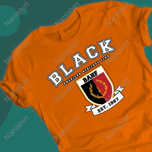 Official Varsity Black American Heritage Flag Hoodie
