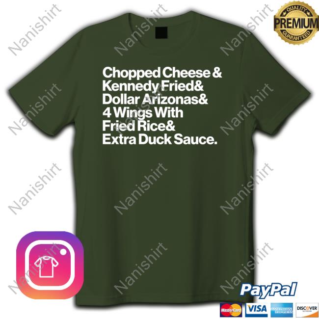 New York Food Nyc Culture Chopped Cheese & Kennedy Shirt
