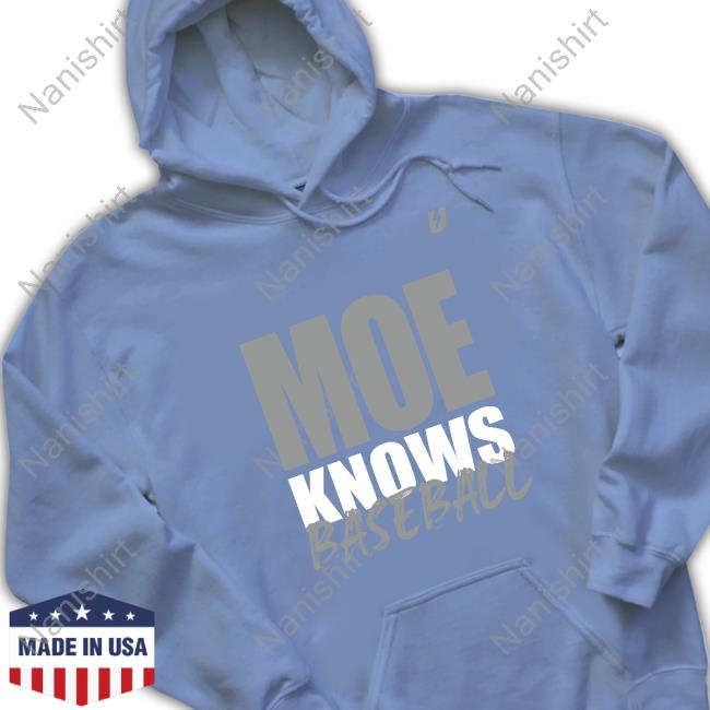 Hustle Gear Merch Moe Knows Baseball Long Sleeve T Shirt Jmoe220